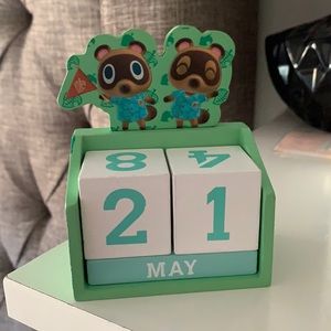 ANIMAL CROSSING NEW HORIZON BLOCK CALENDAR